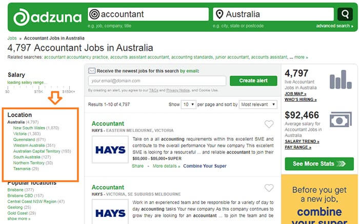 کاریابی حسابداری در استرالیا