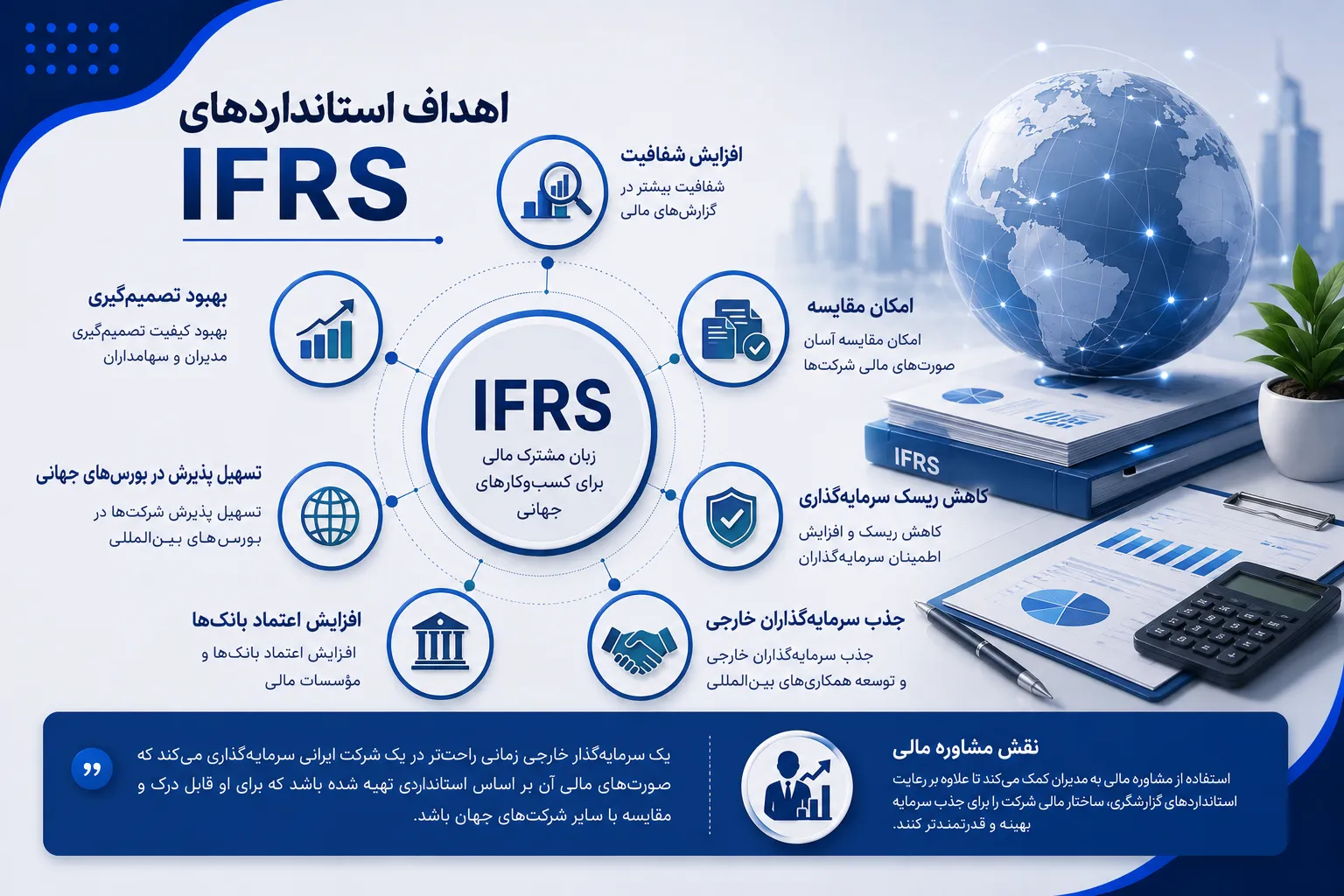 اهداف استانداردهای IFRS