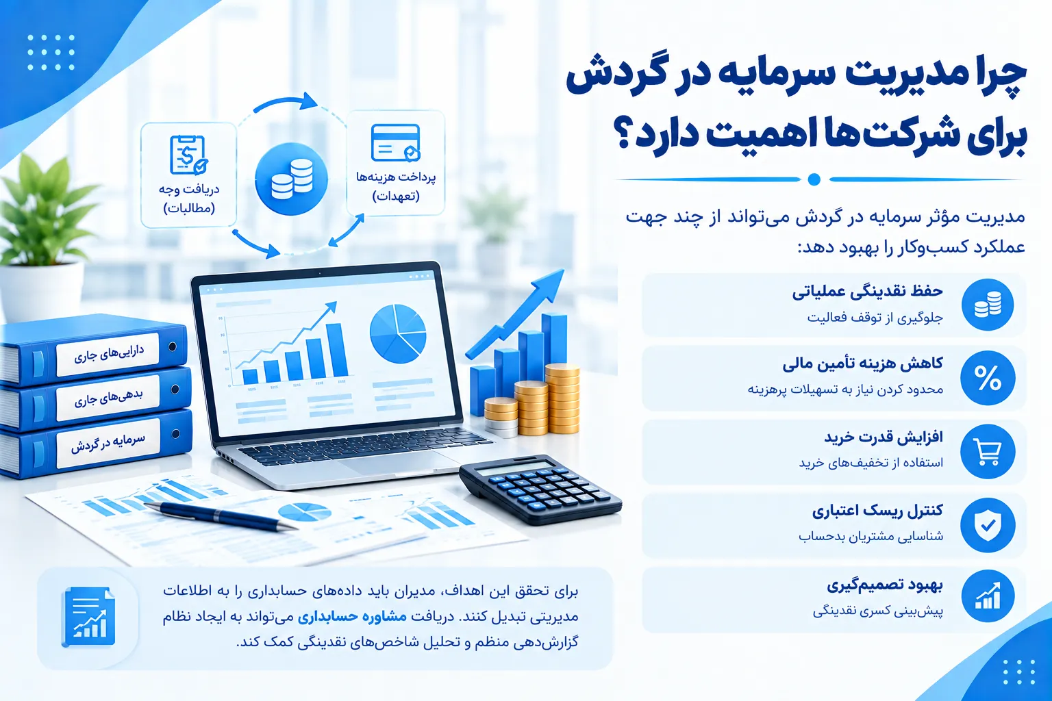 چرا مدیریت سرمایه در گردش برای شرکت‌ها اهمیت دارد؟